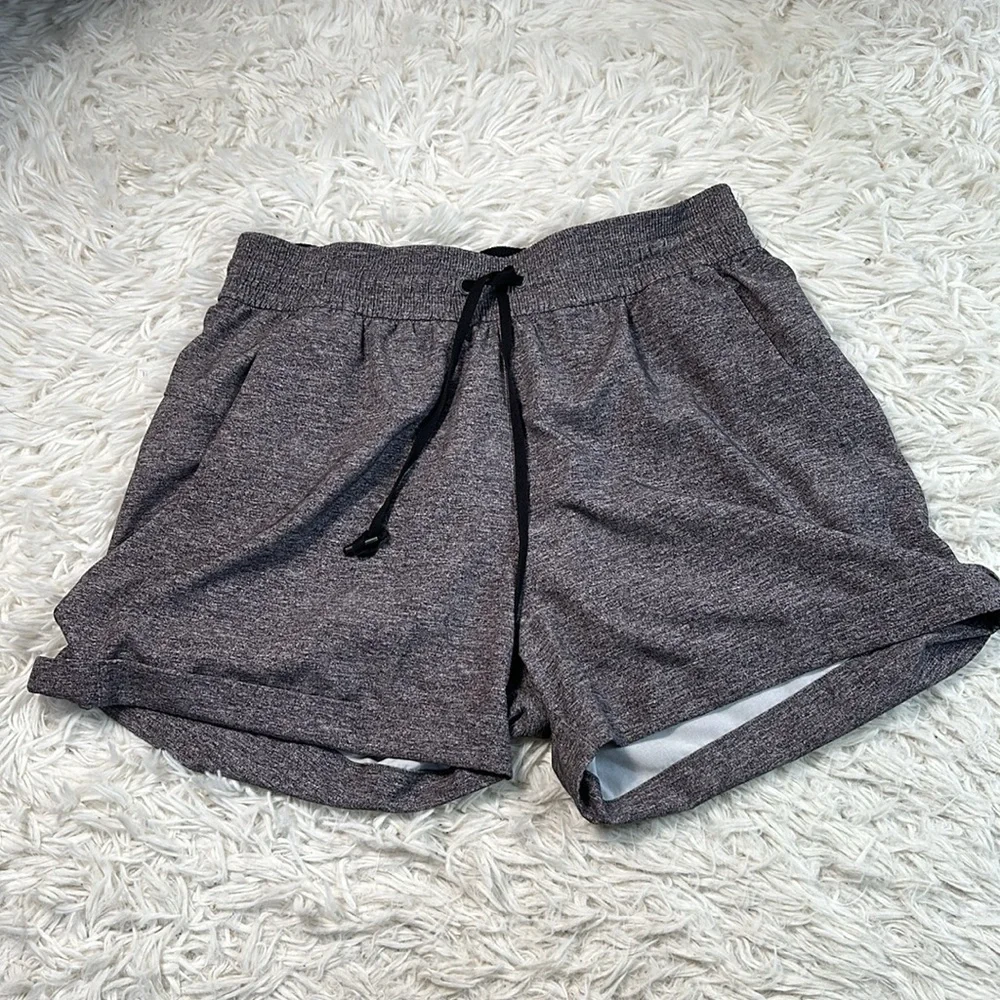 Lululemon Spring Break Away Short *4-way Stretch 3" Heather Lux Multi Black